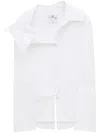 Courrèges White Modular Asymmetric Cotton Shirt In White