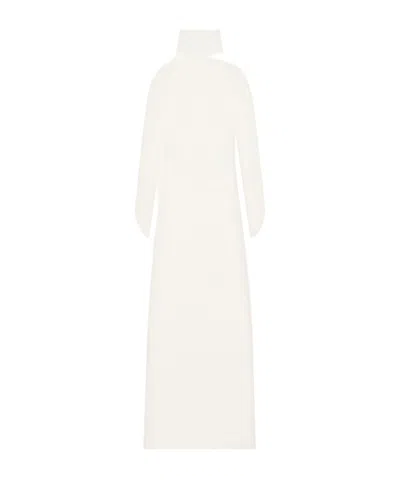 Courrèges Asymmetric Shoulder-detail Dress In Gold