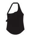 Courrèges Asymmetric Strap Tank Top