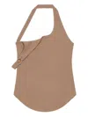Courrèges Asymmetric Top In Brown