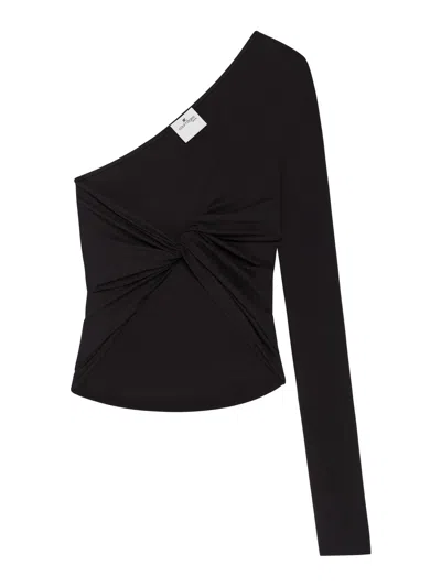 COURRÈGES ASYMMETRIC TWIST CROPPED TOP