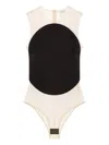 Courrèges Courreges Pre Illusion Circle Bodysuit In White