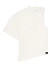 Courrèges Asymmetrical One-shoulder T-shirt In White
