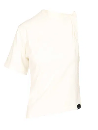 Courrèges Courreges Women Asymmetrical T-shirt In White