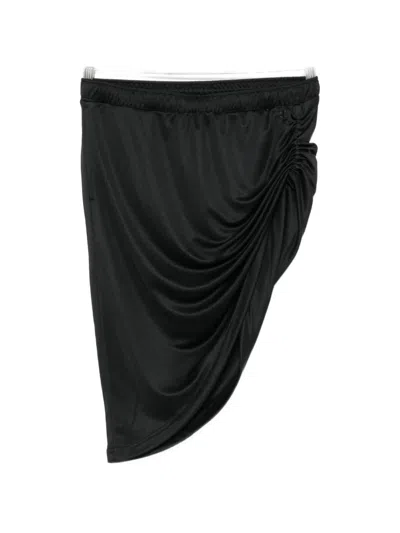 Courrèges Asymmetric-hem Skirt In Black
