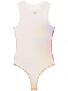 Courrèges Short-sleeve Bodysuit In 中性色