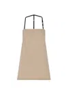 Courrèges Backless Twill Minidress In Neutrals