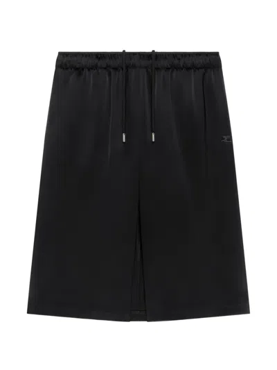 Courrèges Back-panel Shorts In Black
