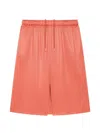 Courrèges Back-panel Shorts In Brown