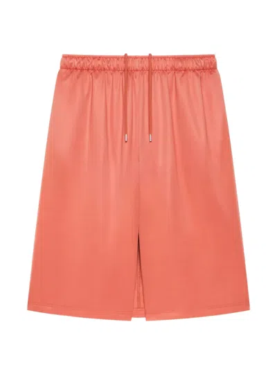 Courrèges Back-panel Shorts In Brown