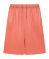 Courrèges Back-panel Shorts In Pink