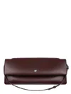 Courrèges Shoulder Bag Cuff Design Adjustable Strap In Burgundy