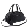 Courrèges Black Leather Bag With Zipper In Black