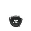 Courrèges Small Reedition Circle Bag In Black