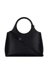 Courrèges Versatile Tote Bag Circular Handle In Black