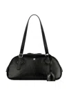 Courrèges Medium Friday Naplack Bag In Black