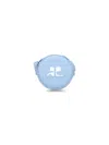 Courrèges Reedition Circle Leather Bag In Blue