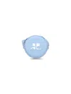 Courrèges Reedition Circle Leather Bag In Blue