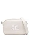 Courrèges Reedition Camera Bag In Mastic Grey