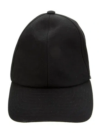 Pre-owned Courrèges Baseball Cap In Black