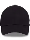 Courrèges Ac Baseballkappe Aus Baumwolle In Black