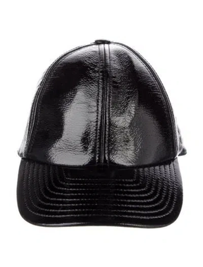 Pre-owned Courrèges Baseball Cap W/tags In Black