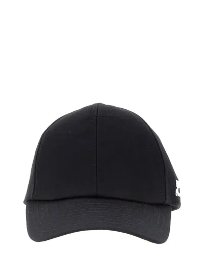 Courrèges Reedition Vinyl Cap With Ac Logo In Black