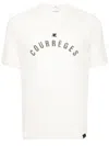Courrèges Baseball Printed Mesh T-shirt In 中性色