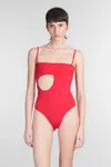 Courrèges Beachwear In Red Polyamide In Red