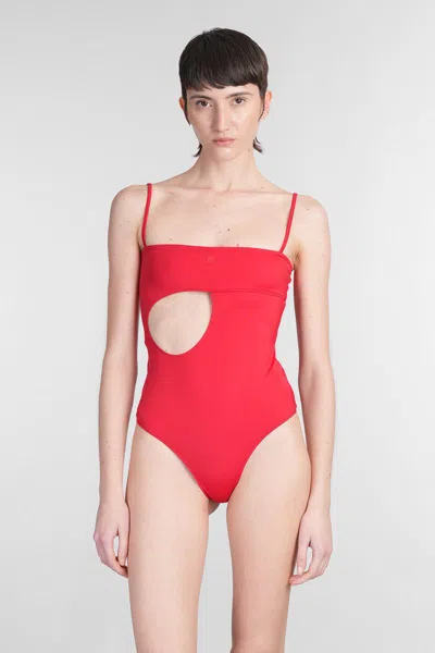 Courrèges Beachwear In Red Polyamide