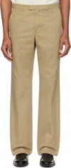 Courrèges Beige Tailored Trousers In 1005