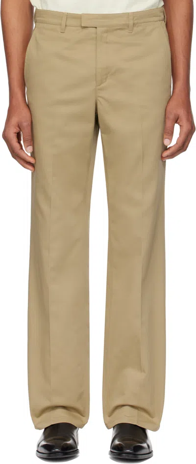 Courrèges Beige Tailored Trousers In 1005
