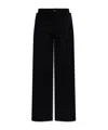 Courrèges Double Belt Jeans In Black