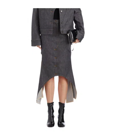 COURRÈGES BELT-LOOP SKIRT