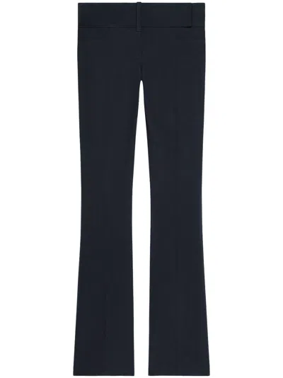 Courrèges Belted Flared Pants In Blau