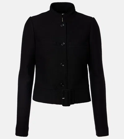 Courrèges Belted Jacket In Black