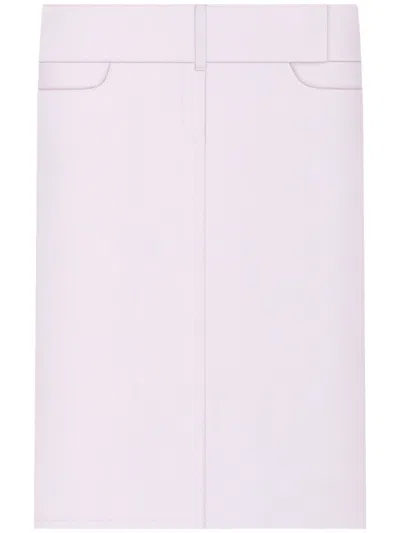 Courrèges Belted Midi Skirt In Pink