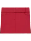Courrèges Belted Mini Skirt With Concealed Front Fastening
