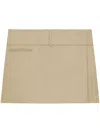 Courrèges Courregès Camel Mini Skirt In Neutrals