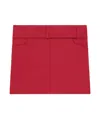 Courrèges Belted Skirt In Red