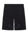 Courrèges Belt-loop Shorts In Black