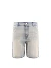 Courrèges Sailor Bermuda Shorts In Blue