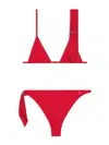 Courrèges Scarf Bikini Set In Red