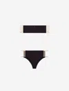 Courrèges Strapless Bandeau Bikini High-cut Legs