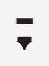 Courrèges Strapless Bandeau Bikini High-cut Legs