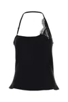 Courrèges Courreges Viscose-elastane Tank Top In Black