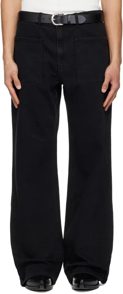 Courrèges Black 2-pocket Baggy Jeans