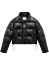 Courrèges Courreges Women Down Jacket With Logo In Black