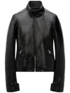 Courrèges Courreges 'motorcycle Vinyl' Jacket In Black