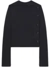 Courrèges Buttoned Tailored Jacket In Black